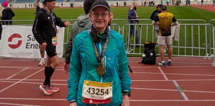 Anne Maron läuft ihren ersten Marathon in Dresden